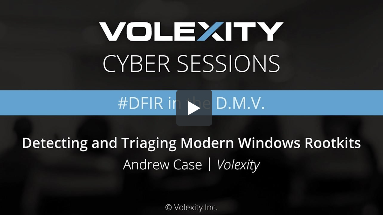 Detecting and Triaging Modern Windows video